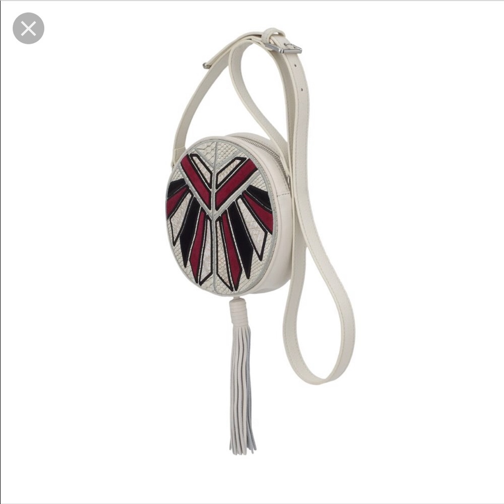 NWT Sam Edelman Joey Round Ivory Crossbody
